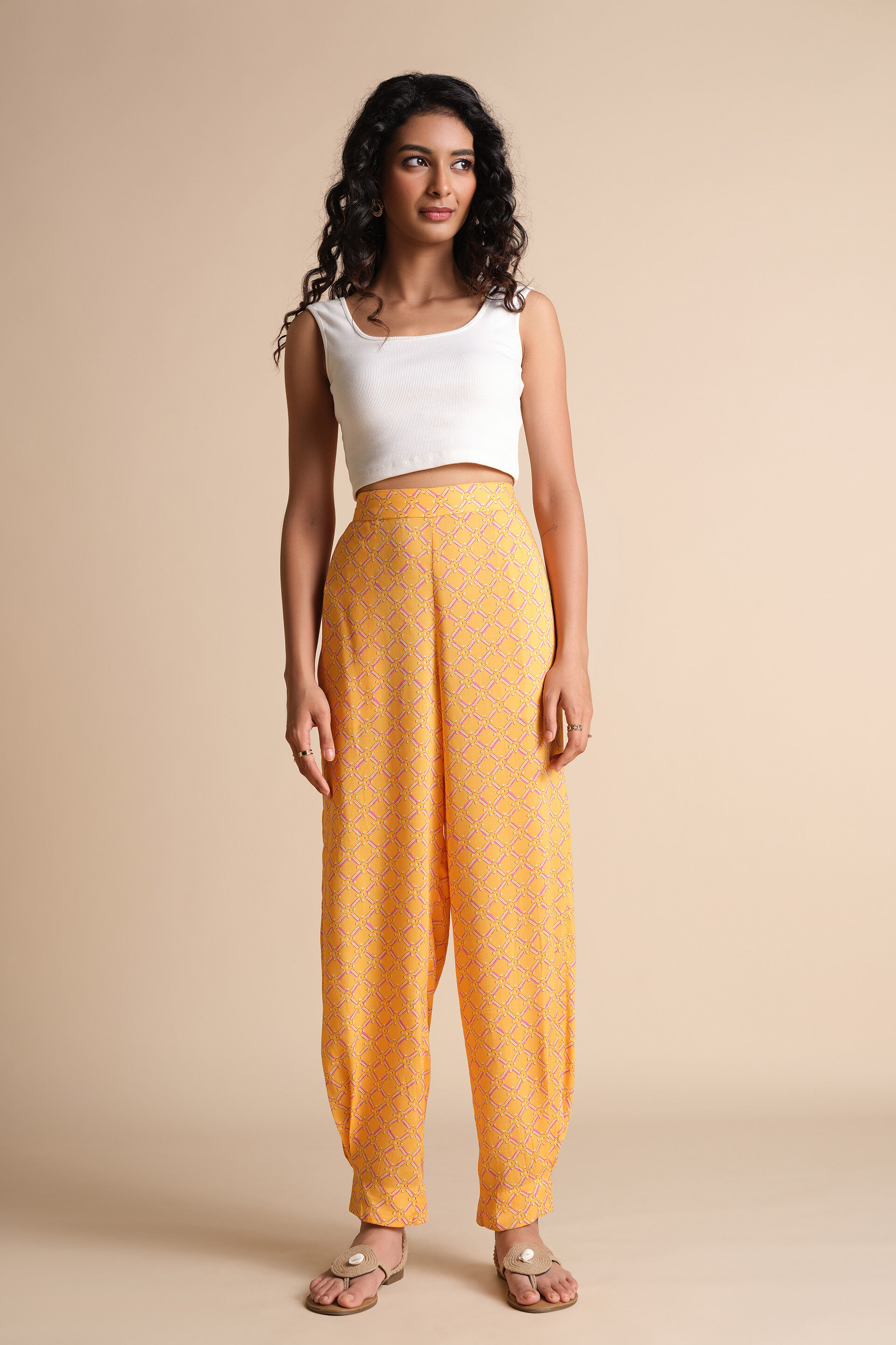 Summer Noor Bottom, Mustard, image 2